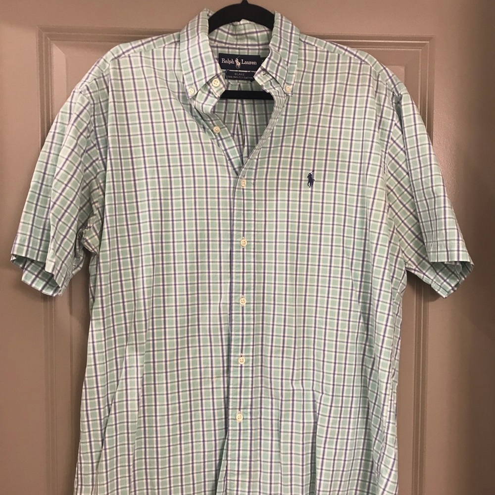 Men’s Medium Polo Button Down